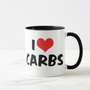 Ich liebe Kohlenhydrate Tasse