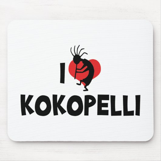 Ich liebe Kokopelli Mousepad (Vorne)