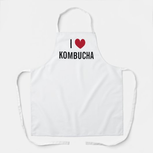 Ich liebe Kombucha Schürze (Vorderseite)