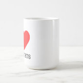 Ich liebe Konzerte Kaffeetasse (Mittel)