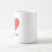 Ich liebe Kopenhagen Kaffeetasse (Mittel)
