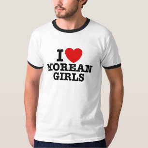 Ich Liebe koreanische Mädchen T-Shirt