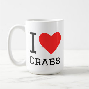Ich liebe Krabben Kaffeetasse