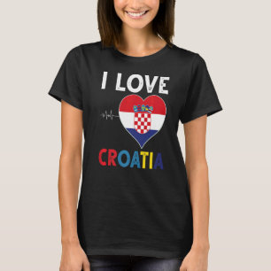 Ich Liebe Kroatien für alle kroatischen Männer und T-Shirt