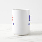 Ich liebe Kroatien Kaffeetasse (Mittel)