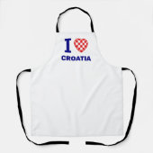 Ich liebe Kroatien Schürze (Vorderseite)