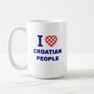 Ich liebe kroatische Menschen Kaffeetasse