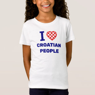 Ich liebe kroatische Menschen T-Shirt
