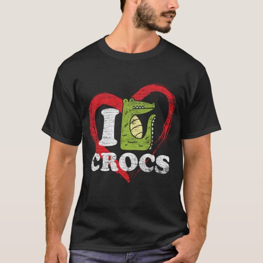 ich liebe Krokodile T-Shirt (Vorderseite)