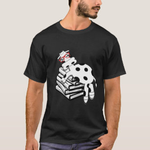 Ich liebe Kühe Buch Nerd Farmer Lehrer Farm Muhen T-Shirt