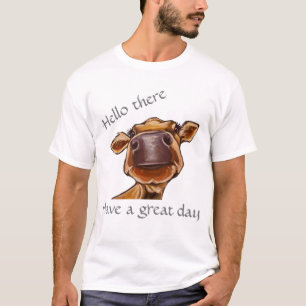 Ich Liebe Kühe! Cow/bearbeiteter Text nah T-Shirt