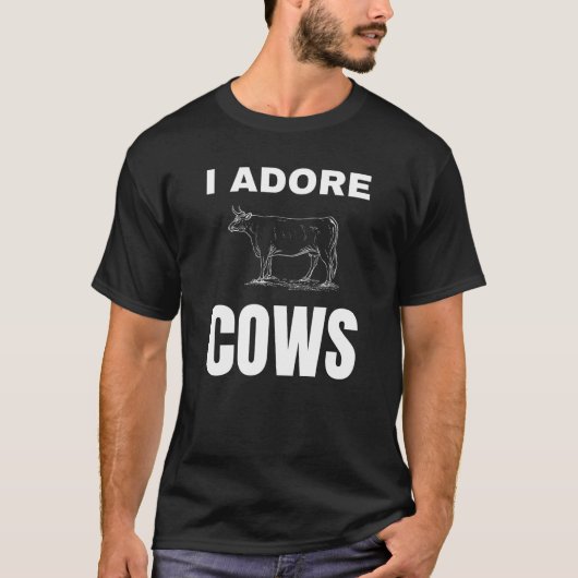 Ich liebe Kühe T-Shirt (Vorderseite)