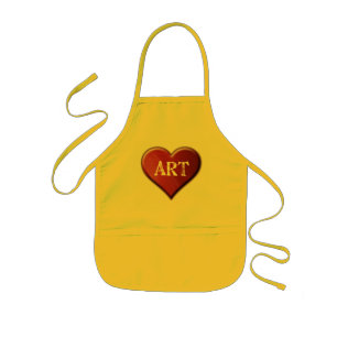 Ich liebe Kunst Kinder Schürze