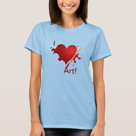 Ich Liebe Kunst! T-Shirt (Vorderseite)