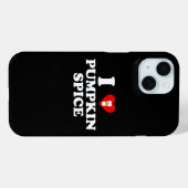 Ich liebe Kürbisgewürz Case-Mate iPhone Hülle (Rückseite (Horizontal))
