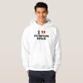 Ich liebe Kürbisgewürz Hoodie (Vorne ganz)