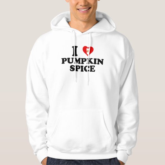 Ich liebe Kürbisgewürz Hoodie (Vorderseite)