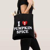 Ich liebe Kürbisgewürz Tasche (Von Nahem)