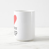 Ich liebe Kürbissuppe Kaffeetasse (Mittel)