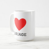 Ich liebe Kutsche Kaffeetasse (Vorderseite Links)