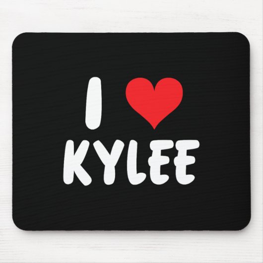 Ich liebe Kylee - Herz - Name Mousepad (Vorne)