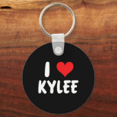 Ich liebe Kylee - Herz - Name  Schlüsselanhänger (Vorderseite)