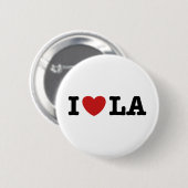 Ich liebe LA Button (Vorne & Hinten)