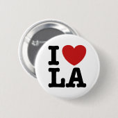 Ich liebe LA Button (Vorne & Hinten)