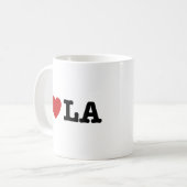 Ich liebe LA Kaffeetasse (Vorderseite Links)