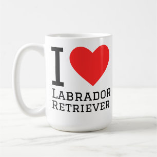 Ich liebe Labrador Retriever Kaffeetasse