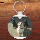 Ich Liebe Labradore! Schlüsselanhänger (Vorderseite)