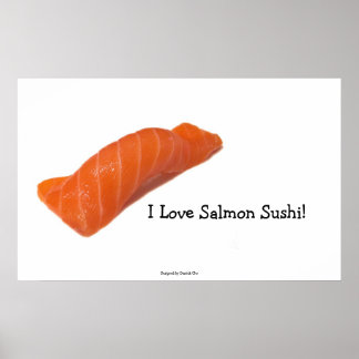 Ich Liebe Lachs Sushi! Poster