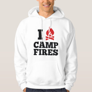 Ich liebe Lagerfeuer Hoodie