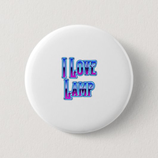 Ich liebe Lampen Button (Vorderseite)
