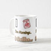 Ich Liebe Langsamer Morgen. Kaffee - Kaffee-Cup Kaffeetasse (Vorderseite Links)
