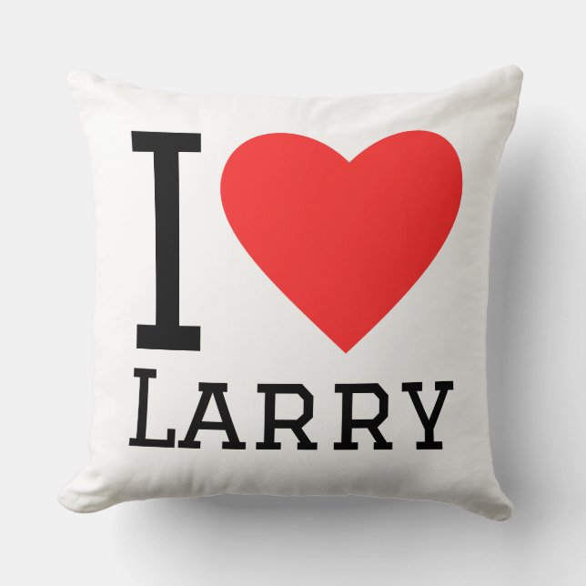 Ich liebe Larry Kissen (Vorderseite)