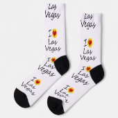 Ich liebe Las Vegas Socken (Linkes Detail)