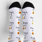 Ich liebe Las Vegas Socken (Oben)