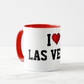 ICH LIEBE LAS VEGAS TASSE (Vorderseite Links)