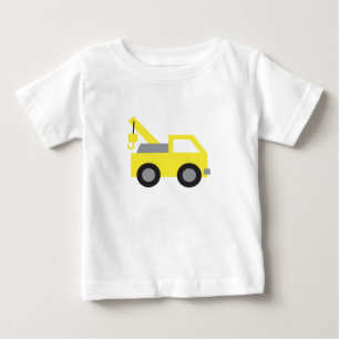Ich liebe Lastwagen, süßes gelbes Fahrzeug für Kin Baby T-shirt