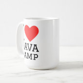 Ich liebe Lava-Lampe Kaffeetasse (Vorderseite Links)