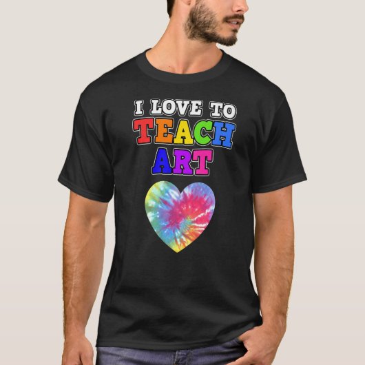 Ich Liebe, LehrerInnen Tag Grafik beizubringen T-Shirt (Vorderseite)