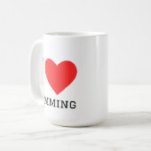 Ich liebe Lemming Kaffeetasse (Vorderseite Links)
