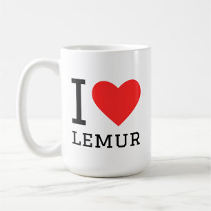 Ich liebe Lemur Kaffeetasse