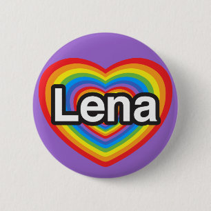 Ich Liebe Lena. Ich Liebe dich Lena. Herz Button