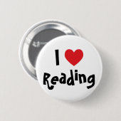 Ich liebe lesen button (Vorne & Hinten)