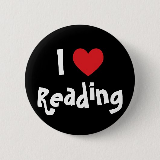 Ich liebe Lesen Button (Vorderseite)