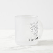 Ich liebe lesen mattglastasse (VorderseiteRechts)