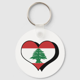 Ich liebe Libanon Schlüsselanhänger