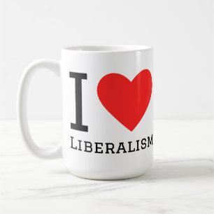 Ich liebe Liberalismus Kaffeetasse